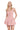 LISBON MESH SKATER DRESS - BLUSH - Spinwave Pickleball Inc.