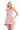 LISBON MESH SKATER DRESS - BLUSH - Spinwave Pickleball Inc.