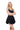 RIO SKIRT - BLACK - Spinwave Pickleball Inc.