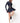 LOS ANGELES LOW-ZIP CORSET DRESS - BLACK - Spinwave Pickleball Inc.