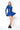 LOS ANGELES LOW-ZIP CORSET DRESS - NAVY - Spinwave Pickleball Inc.