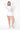 LOS ANGELES LOW-ZIP CORSET DRESS - WHITE - Spinwave Pickleball Inc.