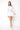 LOS ANGELES LOW-ZIP CORSET DRESS - WHITE - Spinwave Pickleball Inc.
