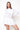 LOS ANGELES LOW-ZIP CORSET DRESS - WHITE - Spinwave Pickleball Inc.