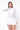 LOS ANGELES LOW-ZIP CORSET DRESS - WHITE - Spinwave Pickleball Inc.