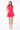 LONDON LOW-ZIP CORSET DRESS - BRIGHT CORAL - Spinwave Pickleball Inc.