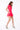 LONDON LOW-ZIP CORSET DRESS - BRIGHT CORAL - Spinwave Pickleball Inc.