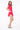 LONDON LOW-ZIP CORSET DRESS - BRIGHT CORAL - Spinwave Pickleball Inc.