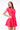 LONDON LOW-ZIP CORSET DRESS - BRIGHT CORAL - Spinwave Pickleball Inc.