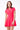 LONDON LOW-ZIP CORSET DRESS - BRIGHT CORAL - Spinwave Pickleball Inc.