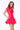 LONDON LOW-ZIP CORSET DRESS - BRIGHT CORAL - Spinwave Pickleball Inc.