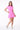 VIENNA LOW-ZIP CORSET DRESS - PRETTY IN PINK - Spinwave Pickleball Inc.