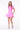 VIENNA LOW-ZIP CORSET DRESS - PRETTY IN PINK - Spinwave Pickleball Inc.