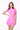 VIENNA LOW-ZIP CORSET DRESS - PRETTY IN PINK - Spinwave Pickleball Inc.