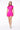 LONDON LOW-ZIP CORSET DRESS - VIBRANT PINK - Spinwave Pickleball Inc.