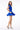 LONDON LOW-ZIP CORSET DRESS - ELECTRIC BLUE - Spinwave Pickleball Inc.