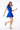 LONDON LOW-ZIP CORSET DRESS - ELECTRIC BLUE - Spinwave Pickleball Inc.