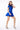 LONDON LOW-ZIP CORSET DRESS - ELECTRIC BLUE - Spinwave Pickleball Inc.