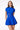 LONDON LOW-ZIP CORSET DRESS - ELECTRIC BLUE - Spinwave Pickleball Inc.