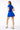LONDON LOW-ZIP CORSET DRESS - ELECTRIC BLUE - Spinwave Pickleball Inc.