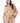 OLSO FRENCH TERRY PLEATED CROP HOODIE - SNOW WASH TAN - Spinwave Pickleball Inc.