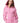 CALGARY CORSET FRENCH TERRY ZIP HOODIE - SNOW WASH PINK - Spinwave Pickleball Inc.