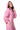 CALGARY CORSET FRENCH TERRY ZIP HOODIE - SNOW WASH PINK - Spinwave Pickleball Inc.