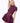 LONDON HIGH-ZIP CORSET DRESS - WINE - Spinwave Pickleball Inc.