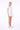 VIENNA HIGH-ZIP CORSET DRESS - WHITE - Spinwave Pickleball Inc.