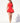 ROME BUBBLE DRESS - REAL RED - Spinwave Pickleball Inc.