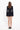 ROME LONG SLEEVE BUBBLE DRESS - BLACK - Spinwave Pickleball Inc.