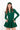 ROME LONG SLEEVE BUBBLE DRESS - EMERALD - Spinwave Pickleball Inc.