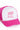 PEARL POWER STACKED TRUCKER HAT - BUBBLE HOT PINK/White - Spinwave Pickleball Inc.
