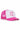 PEARL POWER STACKED TRUCKER HAT - BUBBLE HOT PINK/White - Spinwave Pickleball Inc.
