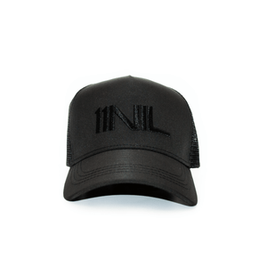 11Nil ELEVATED TRUCKER HAT - BLACK