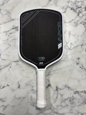 11SIX24 Vapor Power 2 16mm White Pickleball Paddle — Spinwave Certified Pre-Owned (Mint)