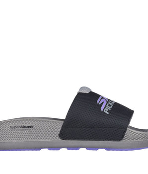 SKECHERS Hyper Slide Revive Men's Pickleball Sandals Gray/Black 246067/GYBK