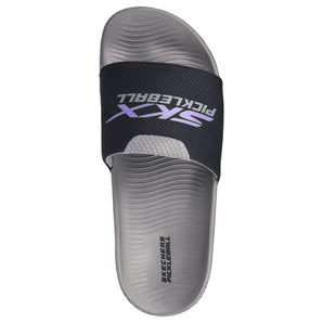 SKECHERS Hyper Slide Revive Men's Pickleball Sandals Gray/Black 246067/GYBK