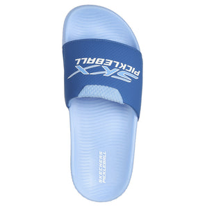 SKECHERS Hyper Slide Revive Women Pickleball Sandals Blue 172067/LTBL