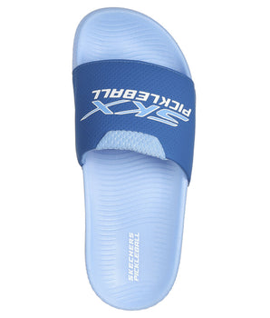 SKECHERS Hyper Slide Revive Women Pickleball Sandals Blue 172067/LTBL