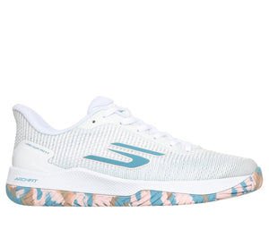 SKECHERS Viper Court Pro 2.0 Women's Pickleball Shoes White/Blue/Light Pink 172109/WBLP