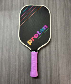 Proton Series Three - Raw Carbon 15mm Pickleball Paddle - USED