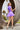 LONDON LOW-ZIP CORSET DRESS - PURPLE REIGN - Spinwave Pickleball Inc.