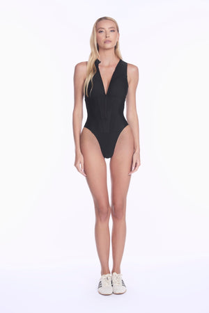11Nil MALIBU SWIM/BODYSUIT - BLACK