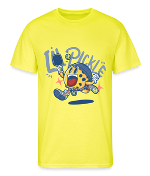 Lil Pickle Men’s T-Shirt - neon yellow