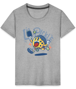 Kids' Premium lil’ Pickle T-Shirt - heather gray