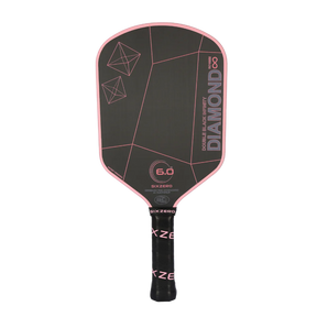 Six Zero Infinity Edgeless Double Black Diamond Control 16mm Pickleball Paddle - Cherry Blossom