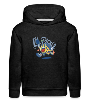 Lil Pickle Premium Kids Hoodie - charcoal grey