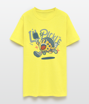 Lil Pickle Men's T-Shirt - neon yellow