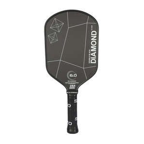 Six Zero Double Black Diamond Control Pickleball Paddle 15mm - Elongated